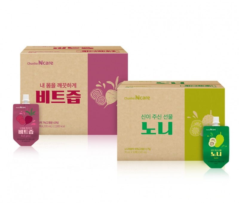 천호엔케어, ‘신이 주신 선물 노니’·’내 몸을 깨끗하게 비트즙’ 출시