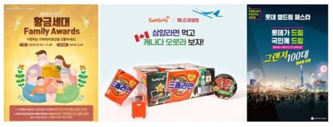 겨울 앞둔 유통가, 황금부터 해외여행까지 경품 대잔치