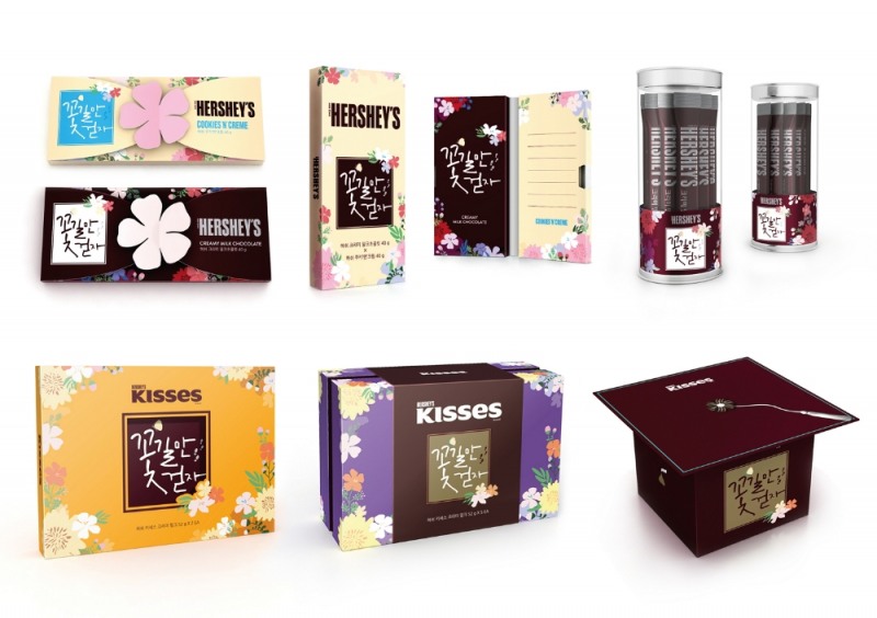 허쉬의 수능 한정 패키지 6종 (사진=허쉬)