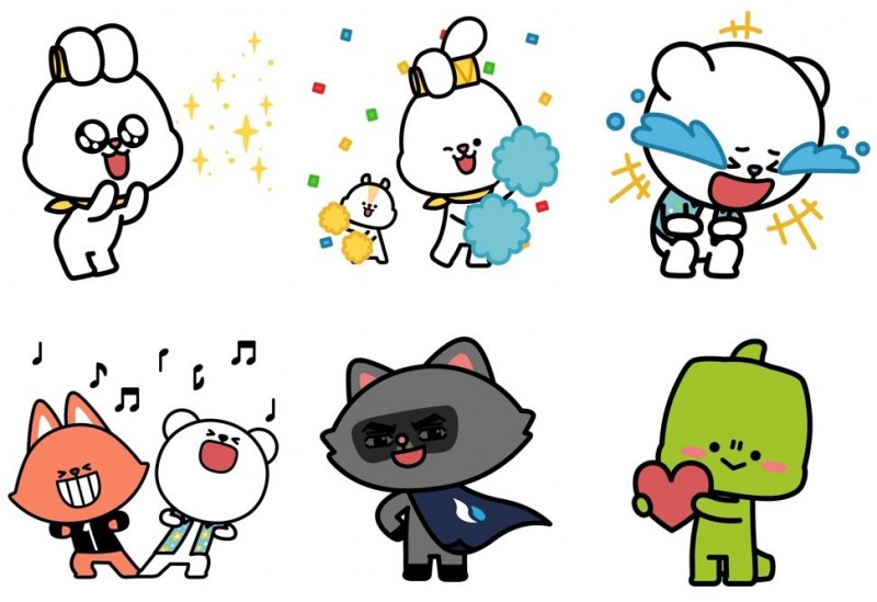 후오비 코리아, 새로운 ‘후오비 패밀리’ 이모티콘 무료 배포