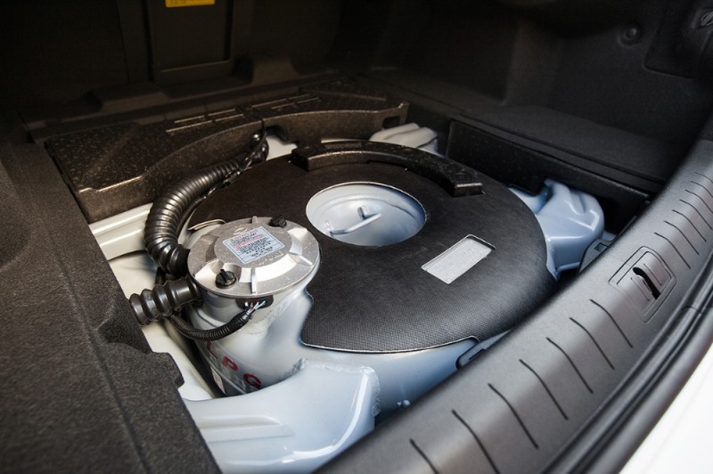 르노삼성의 LPG 도넛 탱크.(사진=르노삼성자동차)