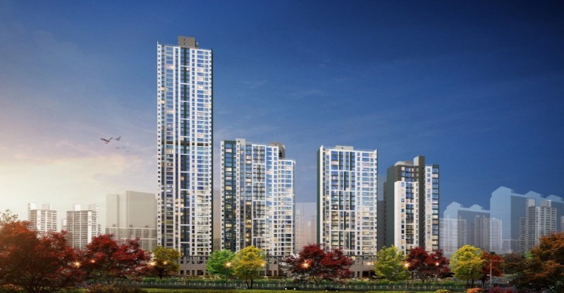 수지 스카이뷰 푸르지오.(사진=대우건설)