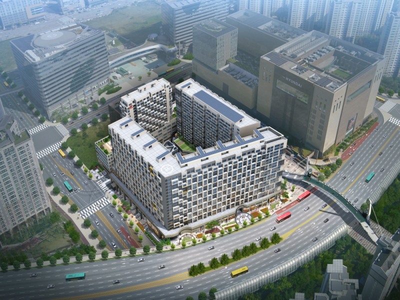 힐스테이트 판교역 조감도.(사진=현대엔지니어링)