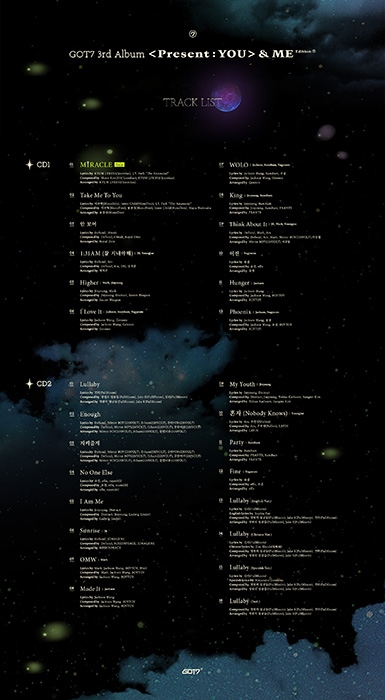 GOT7, 새 앨범 트랙리스트 공개