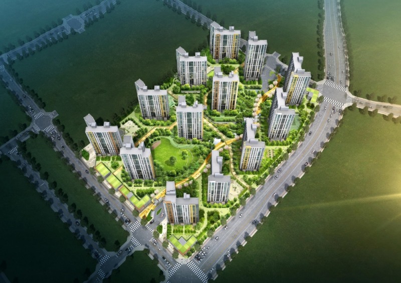 검단신도시 우미린 더퍼스트 조감도.(사진=우미건설)