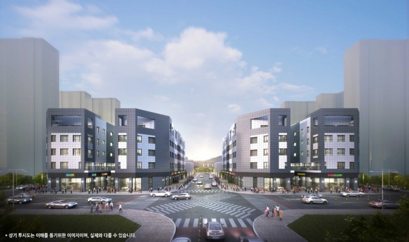 평택 ‘맘스 스퀘어’ 투시도.(사진=동문건설)