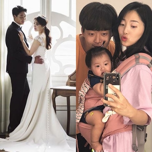 이른 아침부터 뜨거운 감자...허민, 남편 정인욱 그림+일상 속 모습