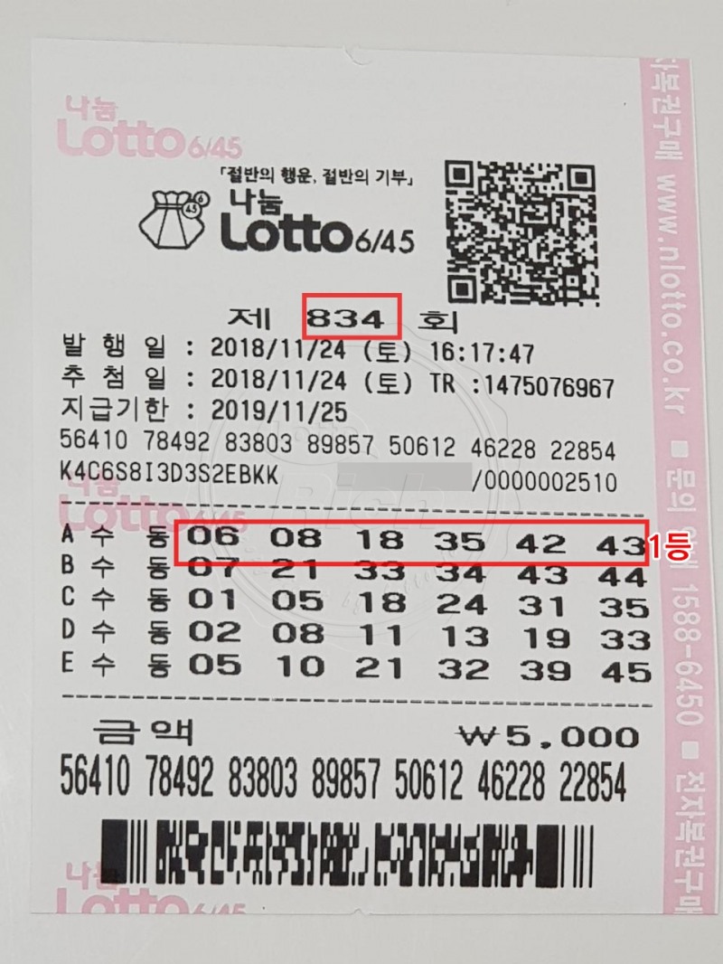 로또 1등 당첨된 30대 남성 “사업 실패로 빚더미에 앉게 되었다”