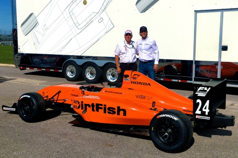 F4 U.S. 출전 레이싱 차량.(사진=한국타이어)