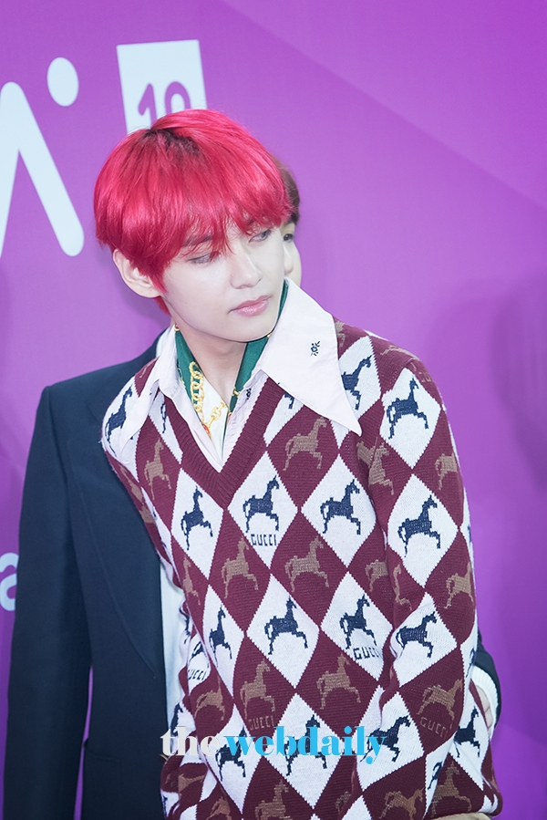 방탄소년단(BTS) 뷔, ‘2018 멜론 뮤직 어워드’레드카펫 행사