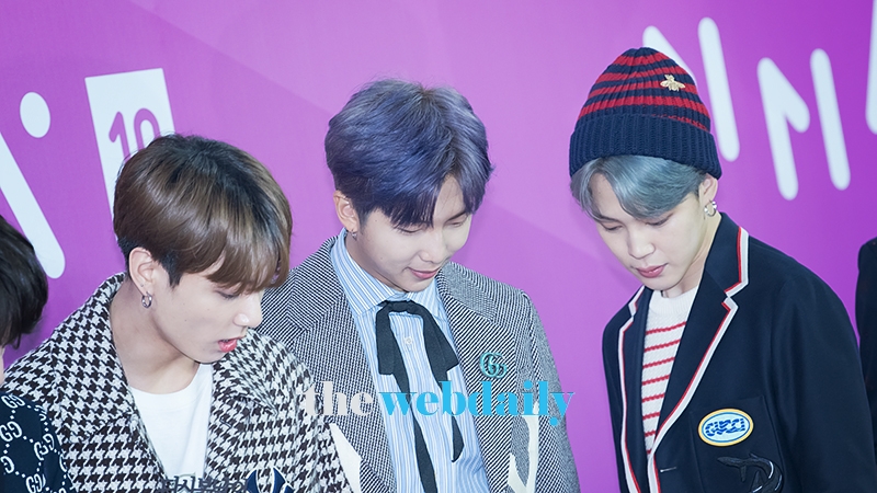 방탄소년단(BTS) 정국-RM-지민, ‘2018 멜론 뮤직 어워드’레드카펫 행사