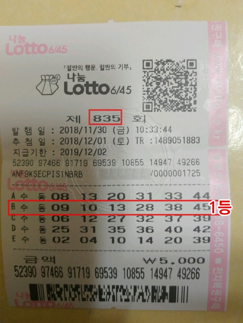 로또 1등 12억 당첨자 ‘20년째 살고있는집 이사 갈 것’