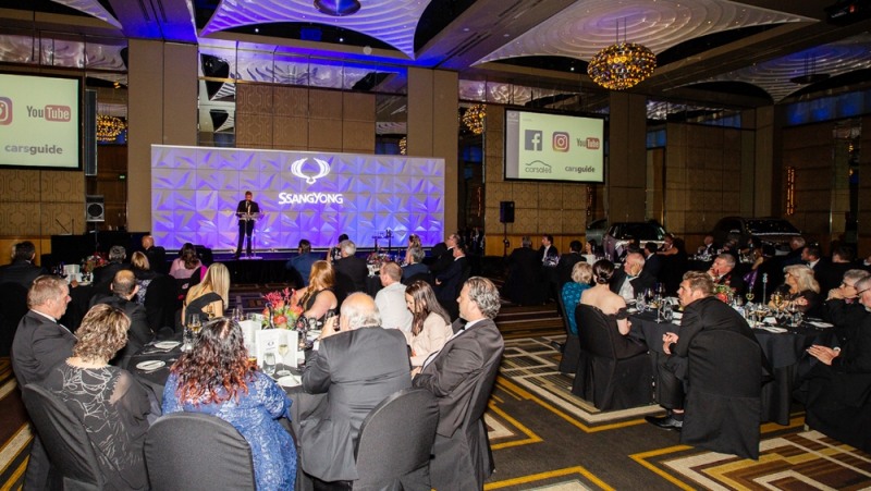 지난달 29일 멜버른 크라운 메트로폴 호텔에서 열린 쌍용자동차 브랜드 론칭 행사장 모습.(사진=쌍용자동차)