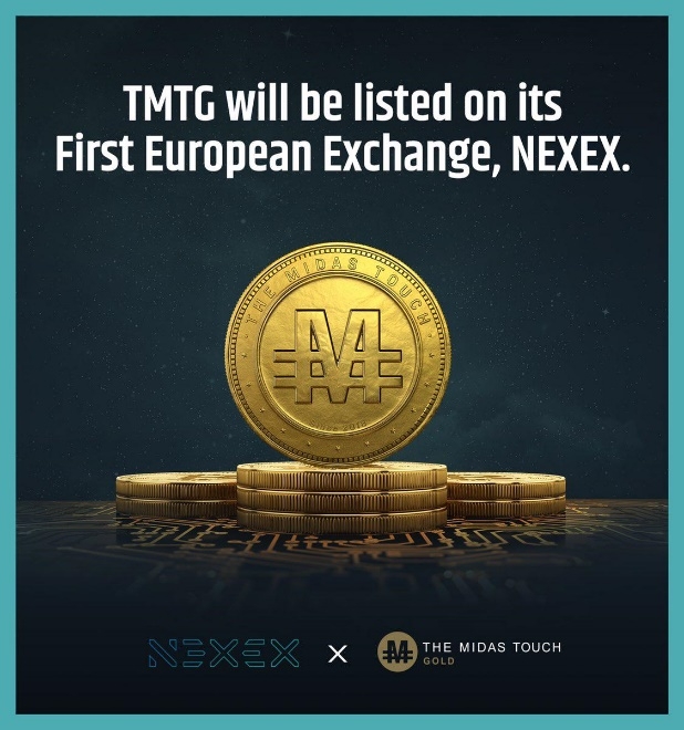 TMTG 코인, 스위스 암호화폐 거래소 NEXEX 상장