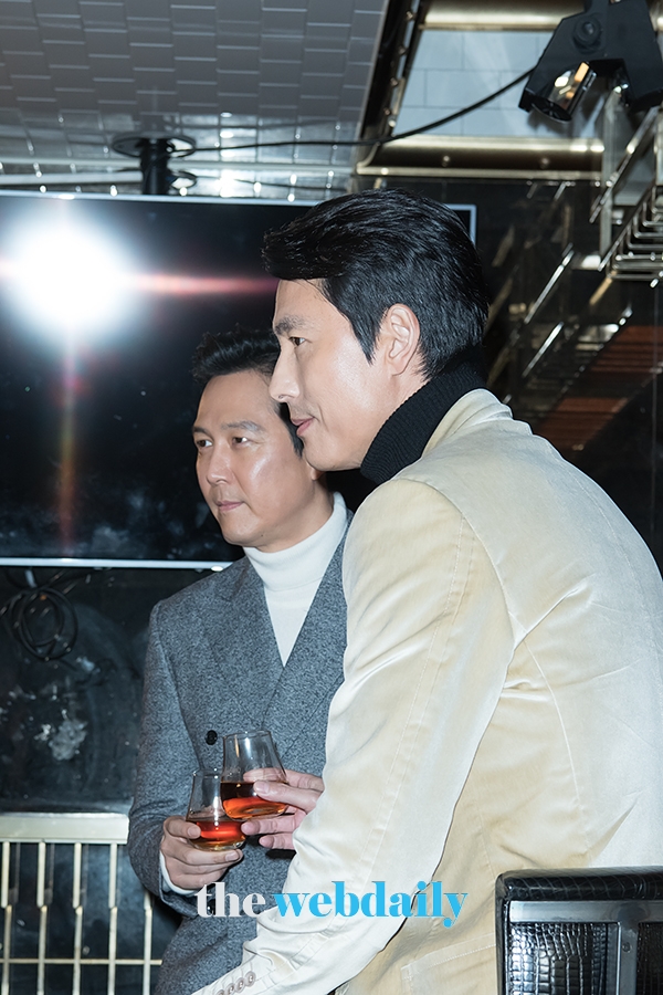 이정재-정우성, 발렌타인 싱글 몰트 캠페인 포토 행사