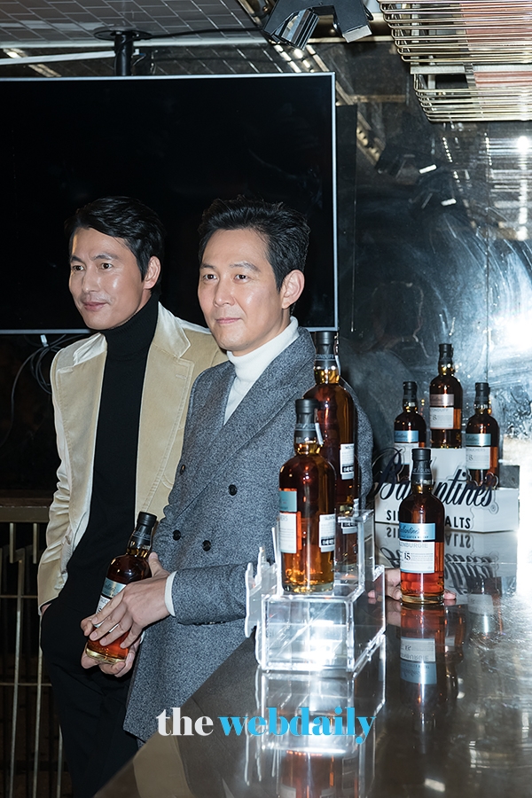 이정재-정우성, 발렌타인 싱글 몰트 캠페인 포토 행사