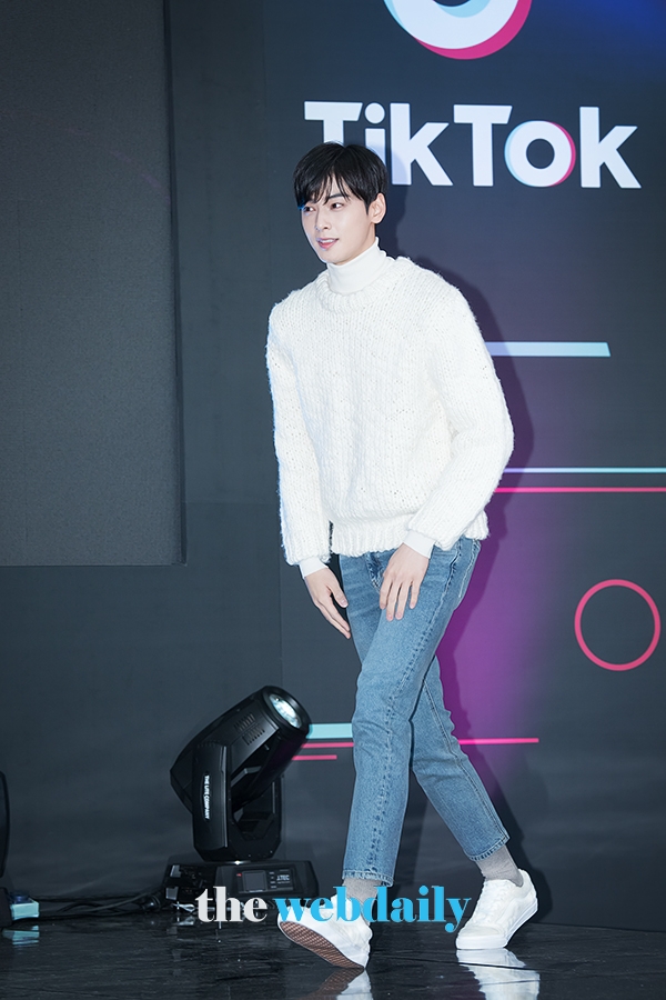 차은우, 어플리캐이션 틱톡(TikTok) 이벤트 행사