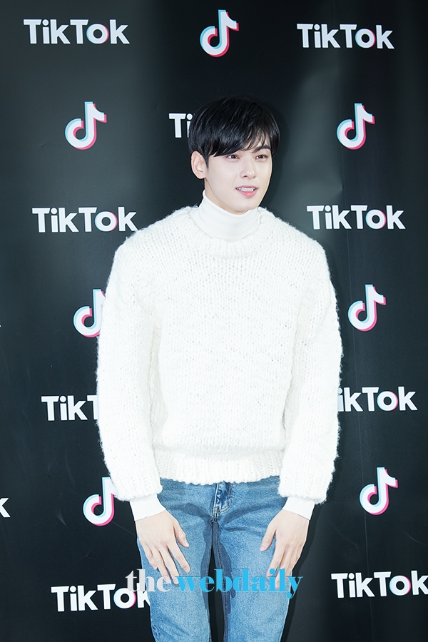 차은우, 어플리캐이션 틱톡(TikTok) 이벤트 행사