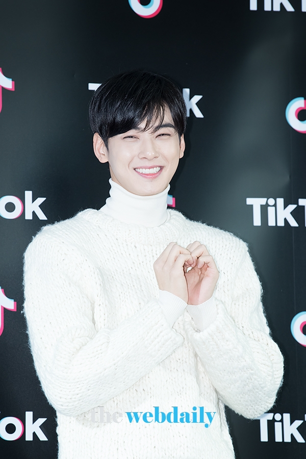 차은우, 어플리캐이션 틱톡(TikTok) 이벤트 행사