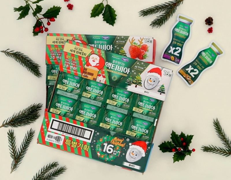 풀무원다논 ‘액티비아 크리스마스 에디션’ 출시