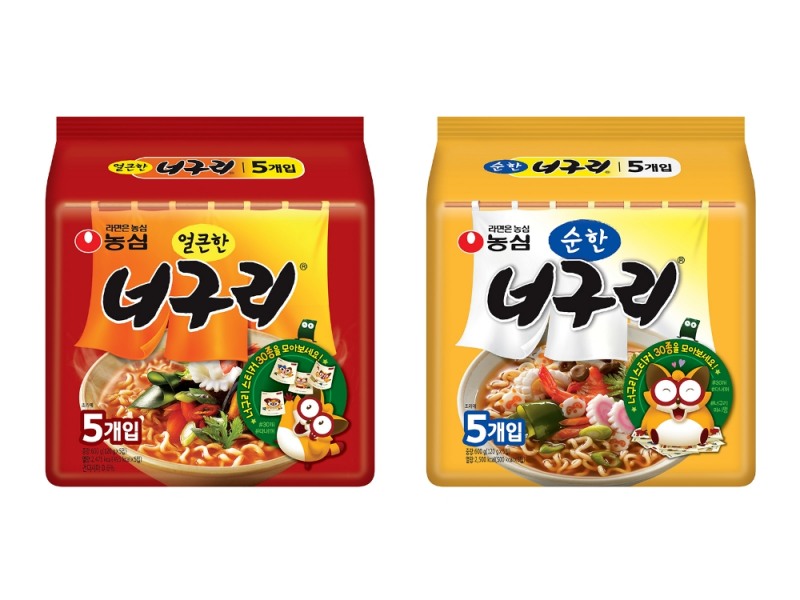 농심, 멀티팩 제품에 캐릭터 스티커 동봉