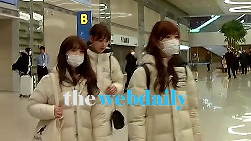 아이즈원(IZ*ONE) 미야와키사쿠라-야부키나코, 인천국제공항 입국 현장