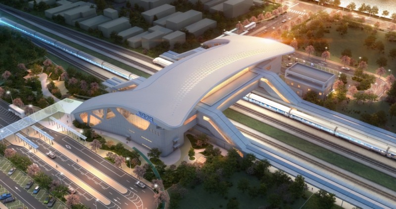 서대구역사 조감도(사진=철도공단 제공)