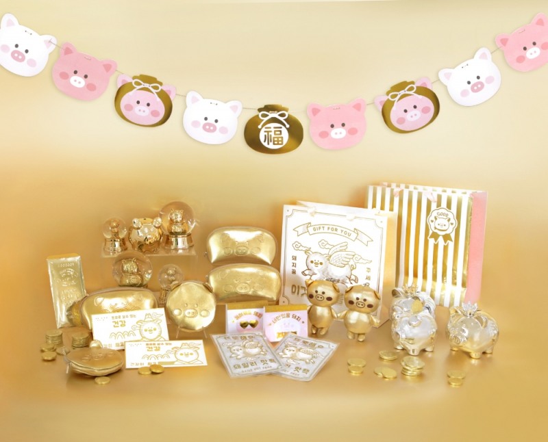 황금돼지 시리즈 이미지. (사진= 다이소)