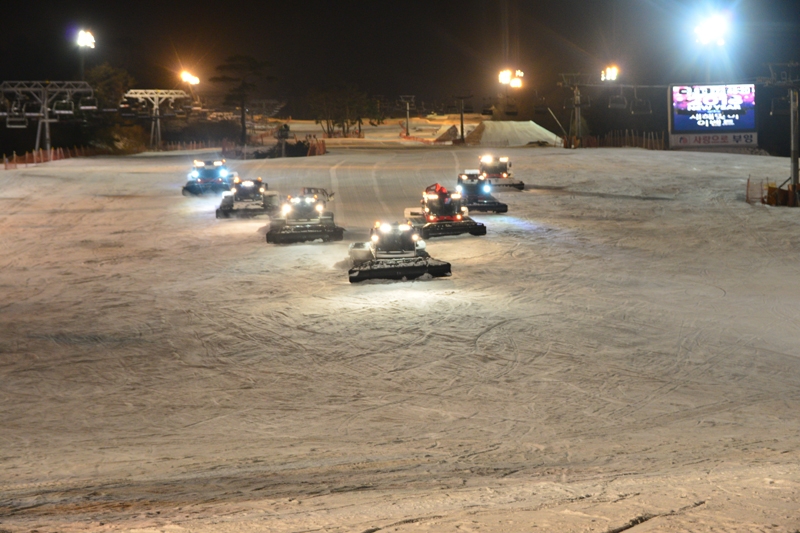 지난해 열린 무주덕유산리조트 크리스마스 송년 이벤트.(사진=부영그룹)