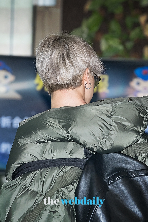 방탄소년단(BTS) 지민, 김포국제공항 출국 현장