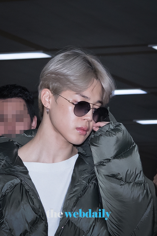 방탄소년단(BTS) 지민, 김포국제공항 입국 현장