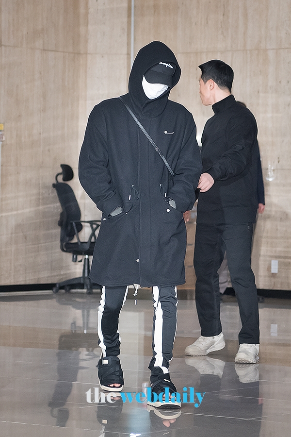 방탄소년단(BTS) 슈가, 김포국제공항 입국 현장
