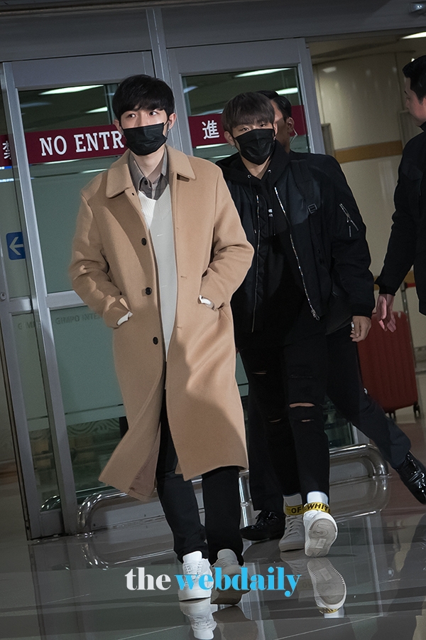 Wanna One (워너원) 김재환, 김포국제공항 입국 현장