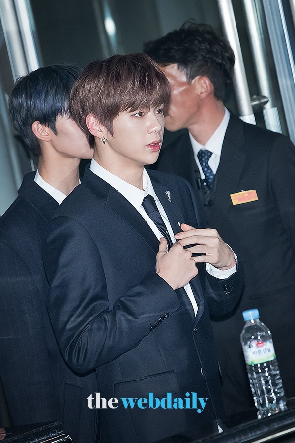 워너원(WannaOne) 강다니엘, '2018 sbs 가요대전' 포토월 행사 현장