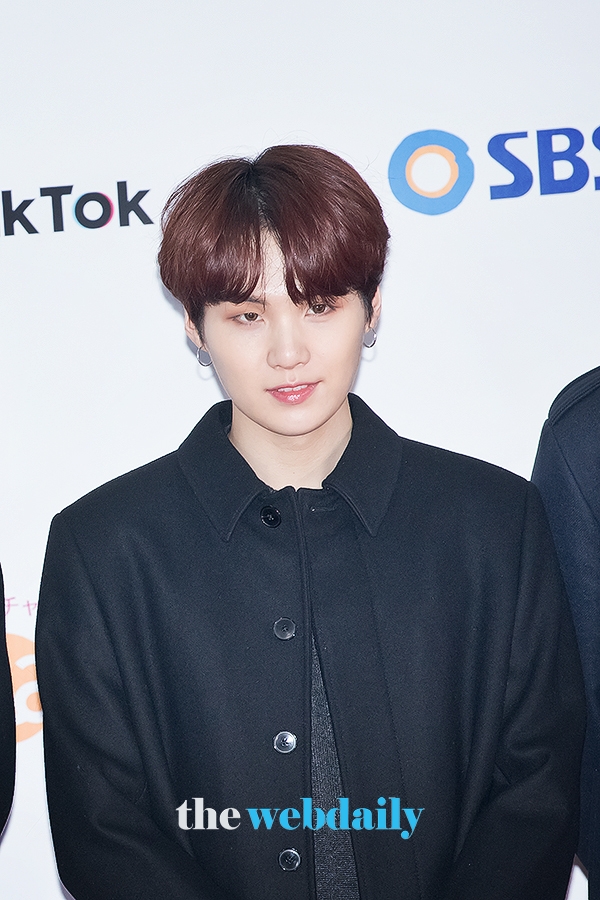 방탄소년단(BTS) 슈가, '2018 sbs 가요대전' 포토월 행사 현장