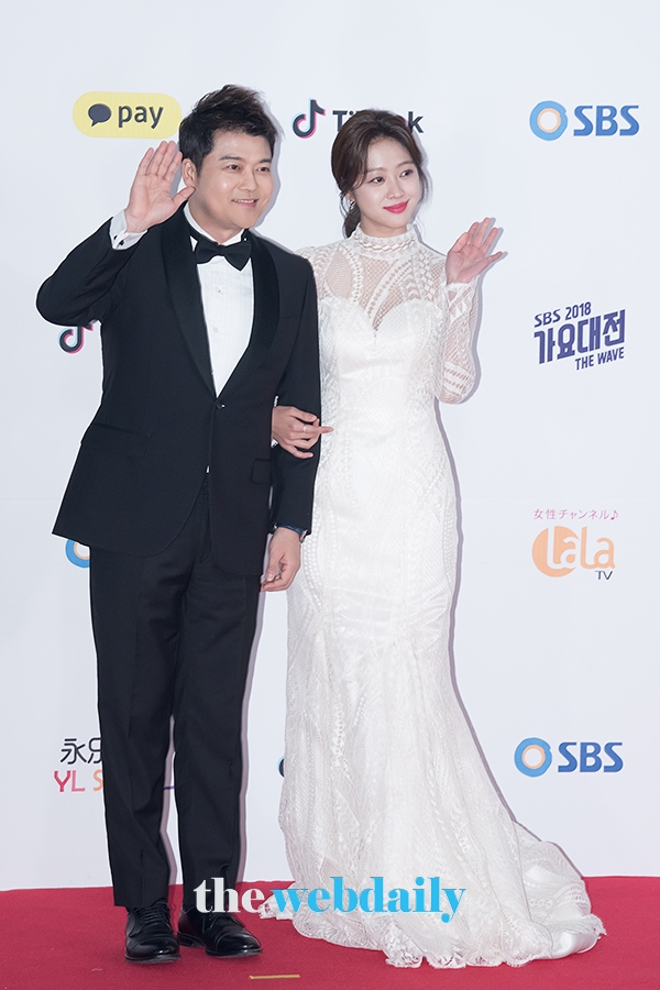 전현무-조보아, '2018 sbs 가요대전' 포토월 행사 현장