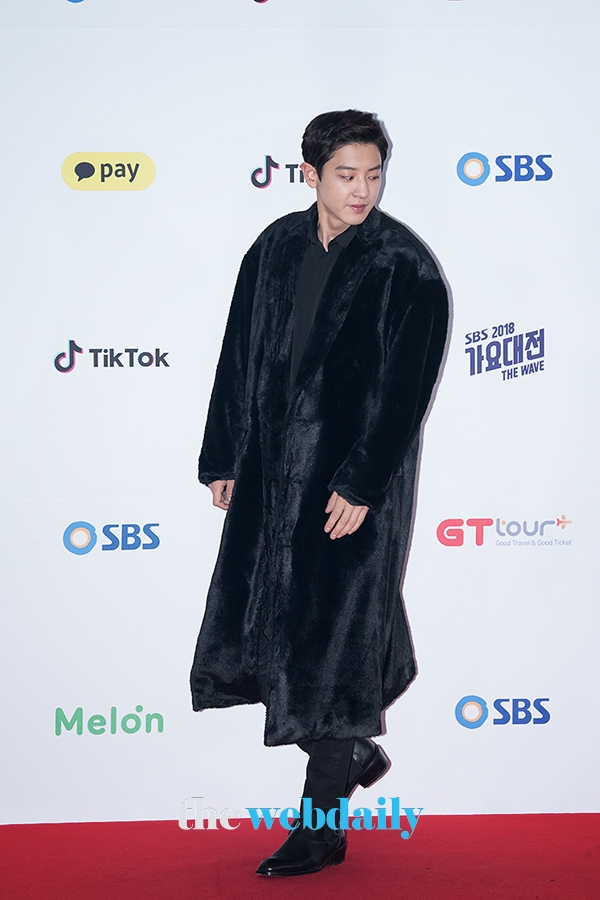 엑소(EXO) 찬열, '2018 sbs 가요대전' 포토월 행사 현장