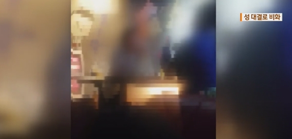 이수역 폭행사건 당시 영상 / 케이비에스 보도화면