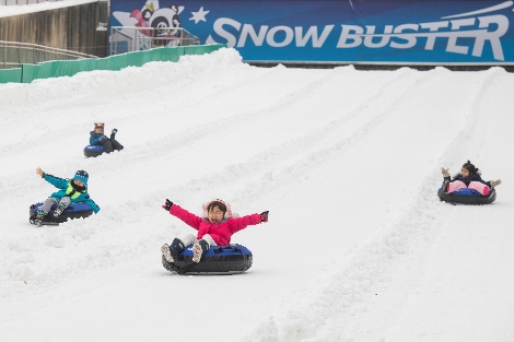 에버랜드가 오픈해 운영중인 눈썰매장 '스노우 버스터' 전경. 사진=삼성물산