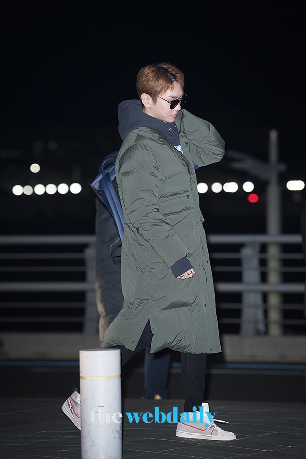 샤이니 키, 인천국제공항 출국 현장