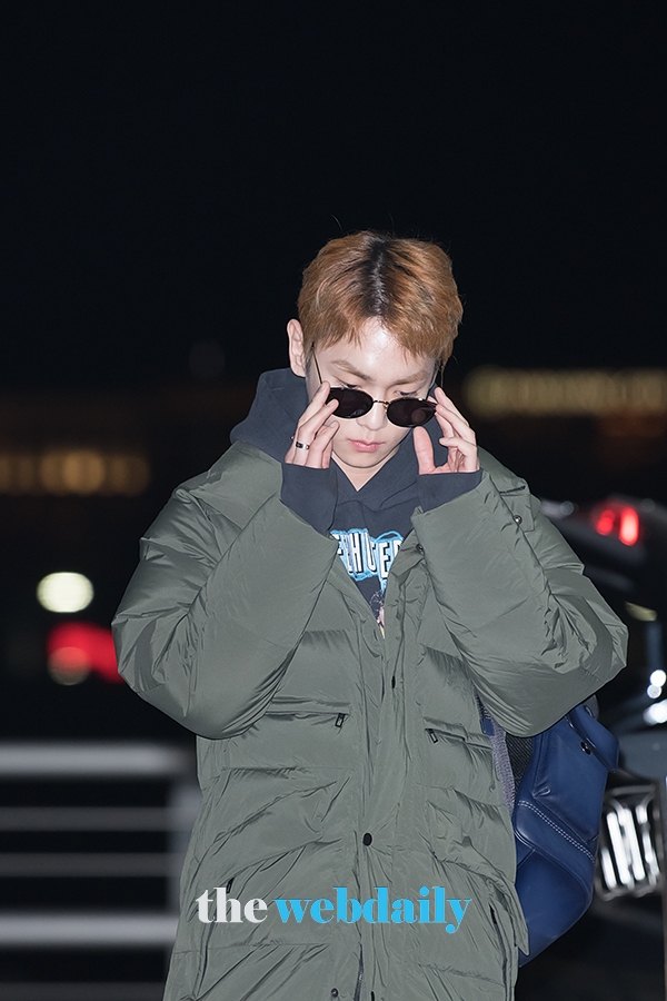 샤이니 키, 인천국제공항 출국 현장
