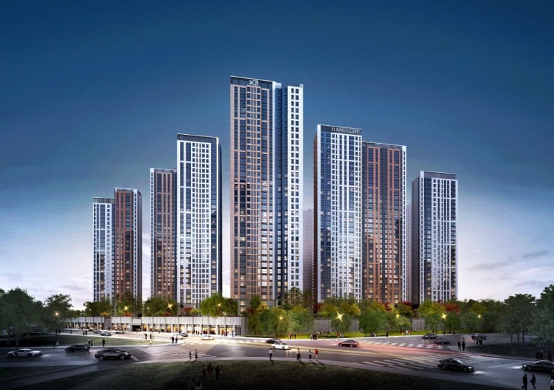 남산자이하늘채 투시도.(사진=GS건설.코오롱글로벌)