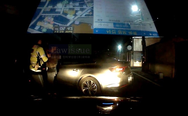 음주운전자를 검거.(사진제공=부산지방경찰청)