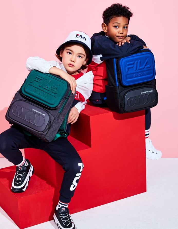 휠라 키즈 2019 업그레이드 백팩 런닝 업. (사진=휠라)