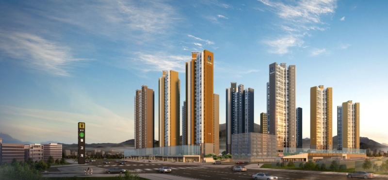 반도건설, 광주 남구 반도유보라 투시도.(사진=리얼투데이)