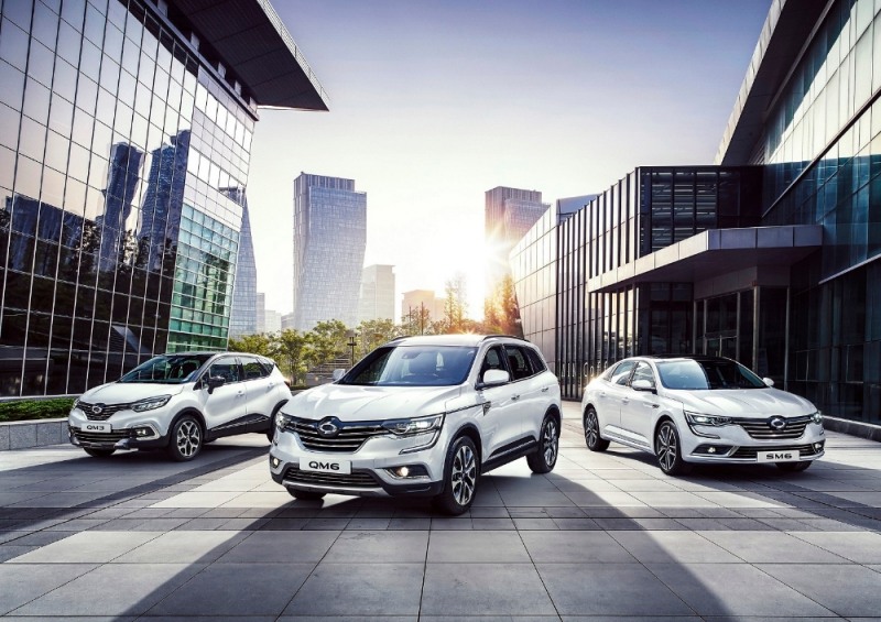 QM3, QM6, SM6.(사진=르노삼성자동차)