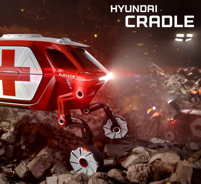 엘리베이트 콘셉트카 티저.(사진=현대자동차)