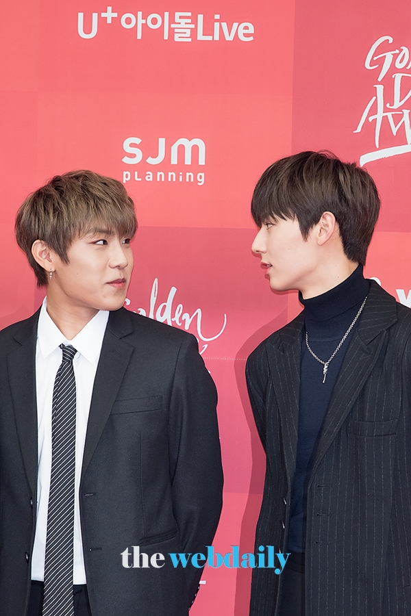 워너원(WannaOne) 박우진-황민현, 2019 골든디스크 어워즈 (음원 대상) 레드카펫 행사
