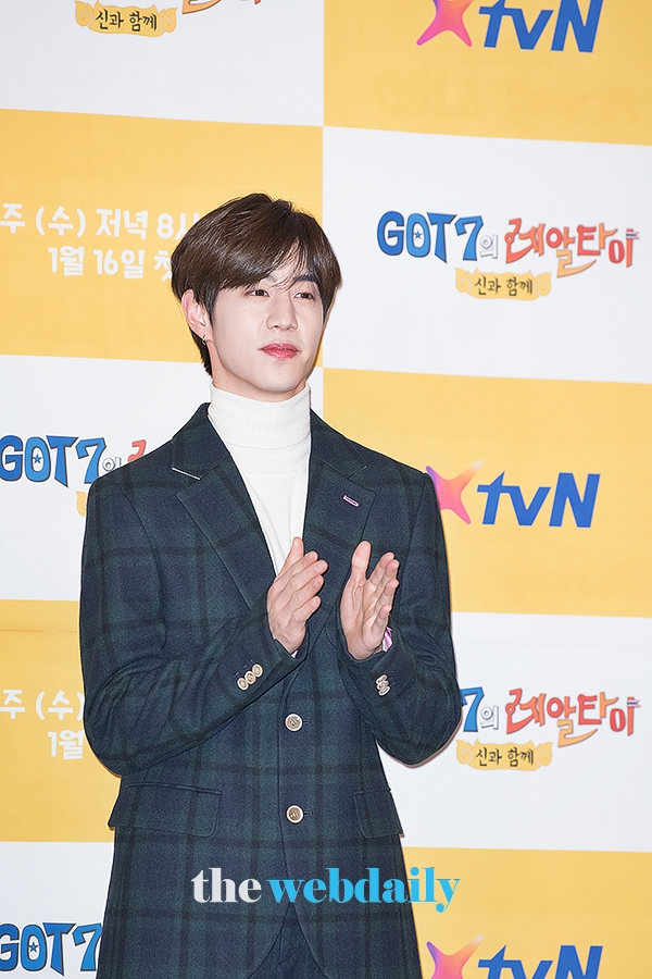 갓세븐(GOT7) 마크, XtvN 'GOT7의 레알타이' 제작발표회 현장