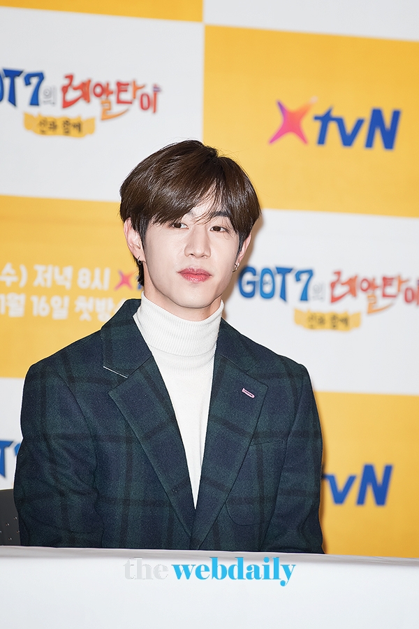 갓세븐(GOT7) 마크, XtvN 'GOT7의 레알타이' 제작발표회 현장
